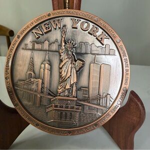 New York Copper Wall Plaque souvenir